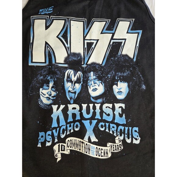 KISS Kruise X Psycho Circus Tank Top Band Muscle Tee Shirt Size Small - Picture 2 of 5